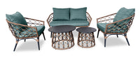 Panama 5-Piece Patio Conversation Set 