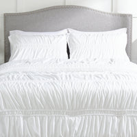 Rhodes 3-Piece King Comforter Set - White 