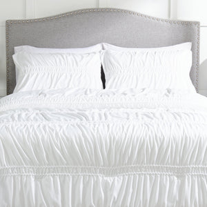 Rhodes 3-Piece King Comforter Set - White