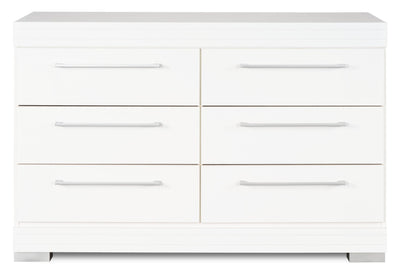 Riley Bedroom 6-Drawer Dresser, 49"W x 31"H, Made in Canada - White | Commode de chambre à coucher Riley de 49 po (L) x 31 po (H) à 6 tiroirs, fabriquée au Canada - blanche