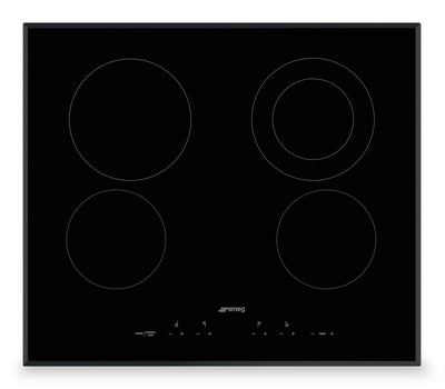 Smeg 24" Electric Cooktop - SEU244ETB|Surface de cuisson électrique Smeg de 24 po - SEU244ETB