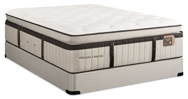 Stearns & Foster® Swansea Luxury Euro Pillowtop Full Mattress Set