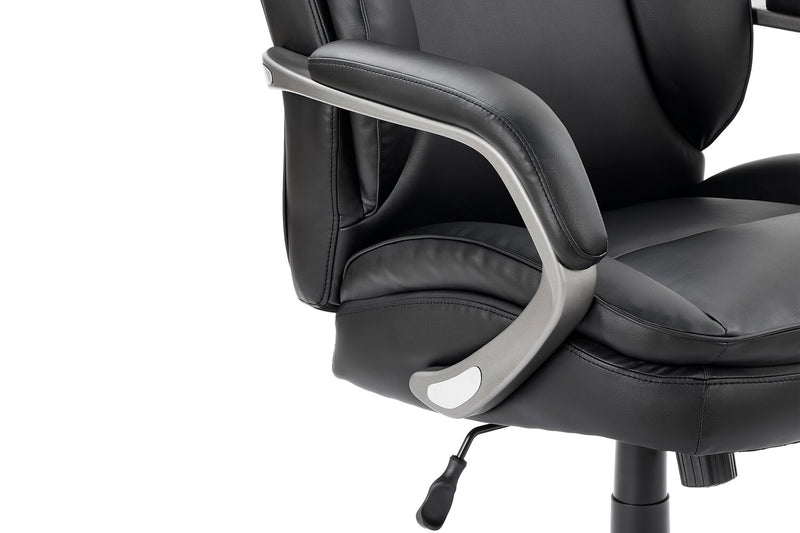 Sealy® Posturepedic Palisade 28\" Adjustable Ergonomic Office Chair - Black