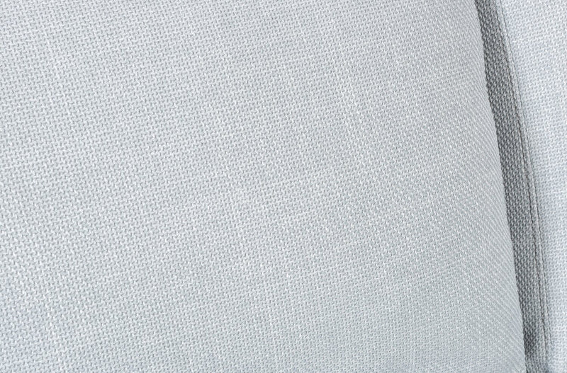 River 63.3\" Linen-Look Fabric Loveseat with Wood Base and Legs - Grey