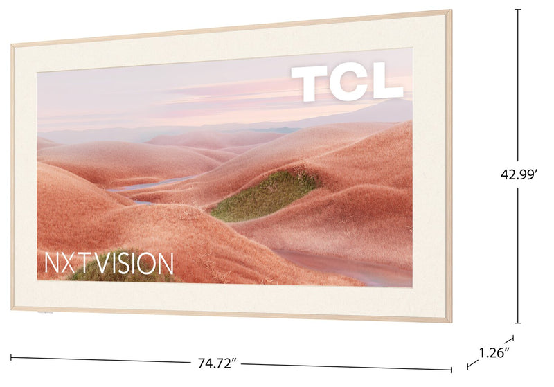 TCL 85\" NXTVISION 4K QLED Smart Google TV (85A300W)