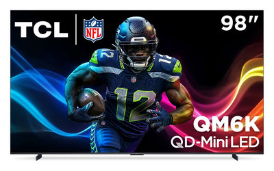 TCL 98" QM6K QD-Mini LED QLED 4K UHD Smart Google TV (98QM6K) | Téléviseur intelligent QLED TCL QM6K UHD 4K de 98 po avec Google TVMC et mini DEL QD (98QM6K)