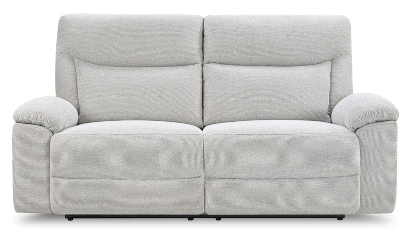 Spencer 80.9\" Chenille Fabric Power Reclining Sofa - Grey
