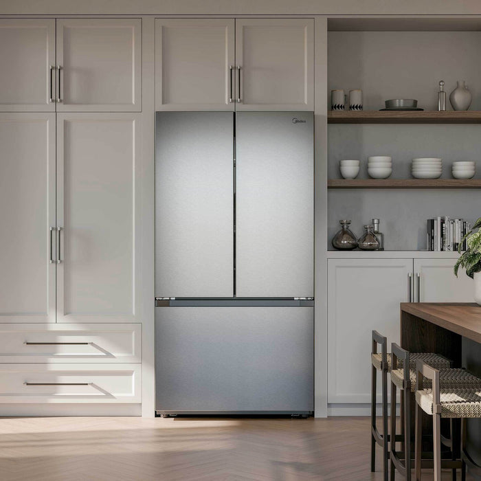 Midea 36\" 26.5 Cu. Ft. French Door Refrigerator with AutoFill Pitcher and Dual Ice Maker - MRF27I6BST