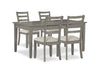 Cove 5-Piece Dining Set - Grey