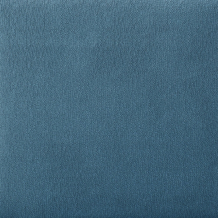 Voyage Modular 6-Piece Left-Facing Fabric Sectional with Console and Ottoman – Blue