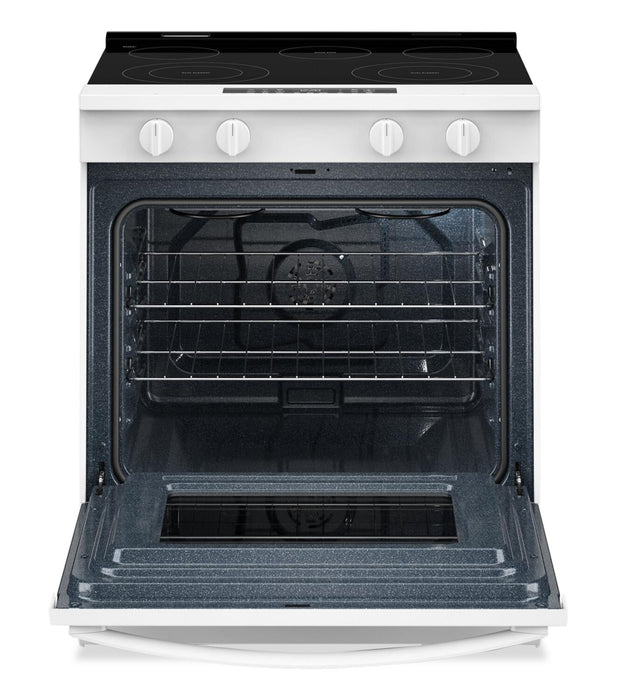 Whirlpool 30\" 5.3 Cu. Ft. Smart Electric Range with Air Cooking - White - YWSES4530TW