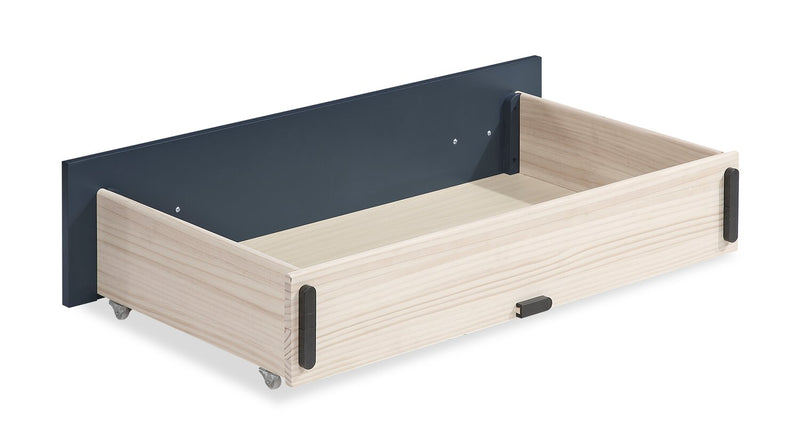 Quinn Trundle Drawers for Bed or Bunk, Set of 2 - Blue