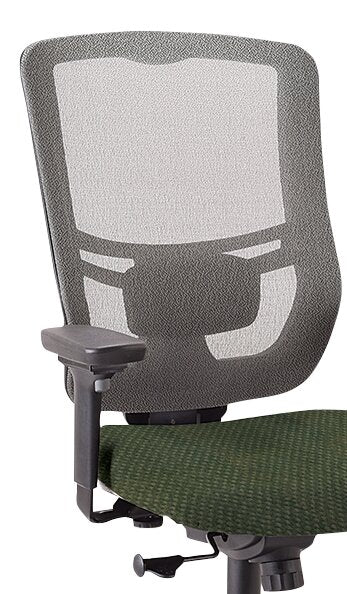 Tempur-Pedic Dante 26.4\" Office Chair - Green with Mesh Back