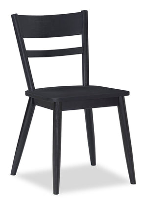 Remi Ladderback Dining Chair - Black