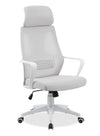 Bennet 24.4\" Adjustable Mesh Office Chair – White 
