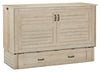 Parker Cabinet Bed, Brushed Driftwood - Queen Size