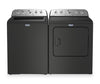Maytag 5.5 Cu Ft. Top Load Washer with Pet Pro and 7.0 Cu. Ft. Pet Pro Electric Dryer – Volcano Black