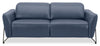 Riviera Top-Grain Genuine Leather Power Reclining Sofa - Blue