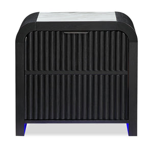 Kaleo Nightstand with Speaker, Built-in Cooler and LED Light