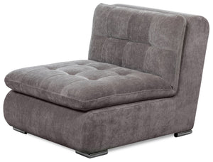 Plaza Modular Armless Chair - Grey