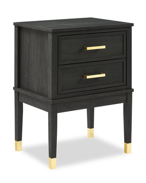 Alia Nightstand - Black Oak