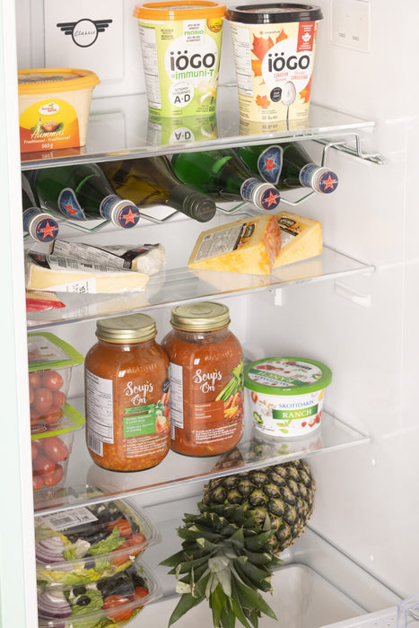 Unique Classic Retro 24\" 11 Cu Ft. Top Freezer Refrigerator – Ocean Mist Turquoise - UNQ-310L T TM