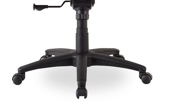 Tempur-Pedic Dante 26.4\" Office Chair - Red with Mesh Back