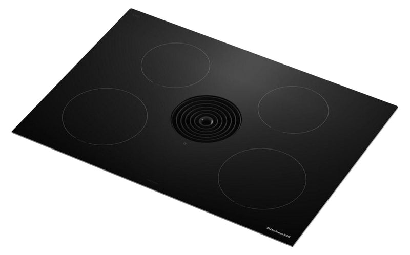 KitchenAid 30\" NextGen Induction Downdraft Cooktop with 4 Cooking Zones – Black - KCID930SBL
