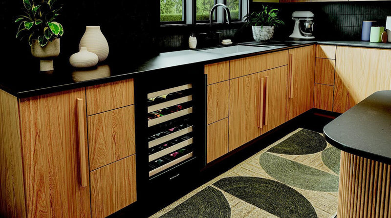 KitchenAid 24\" Undercounter Wine Cellar – Black Ore - KUWL524SBE