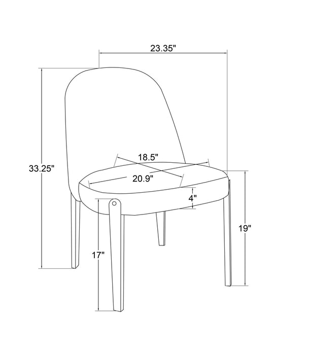 Capri Dining Chair - White