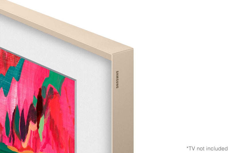 Samsung Customizable Bezel for 75\" The Frame Pro TV - Beveled Sand Gold