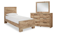 Derekson 5-Piece Twin Bedroom Package - Light 