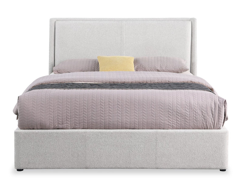 Nico Fabric Storage Queen Bed – Grey