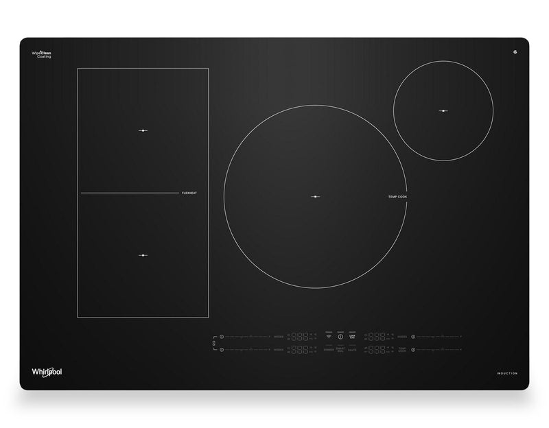 Whirlpool 30\" 4-Element Induction Cooktop - Black - WCIT7530SB