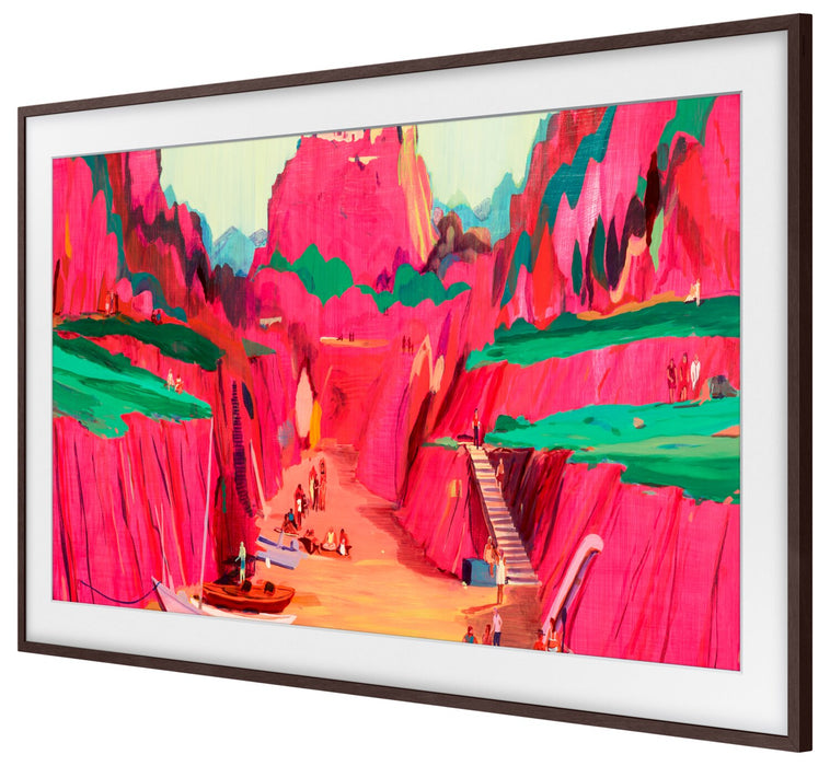 Samsung Customizable Bezel for 85\" The Frame Pro TV - Modern Brown