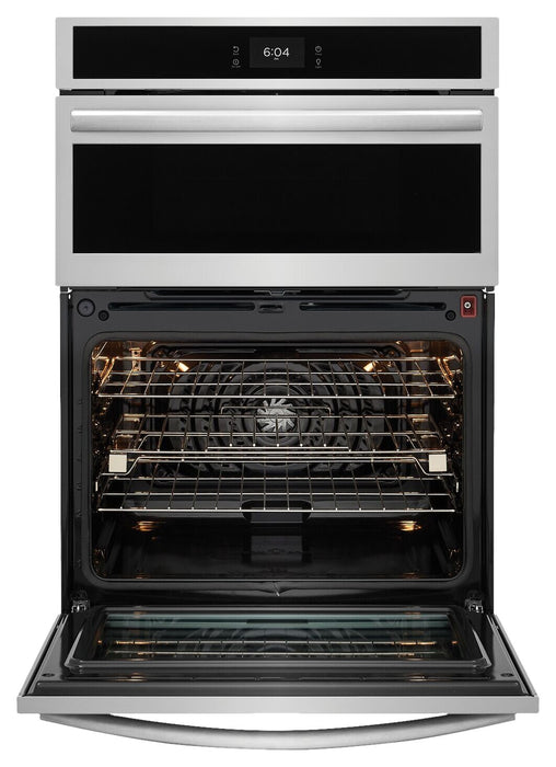 Frigidaire Gallery 30'' 5.3 Cu. Ft. Electric Wall Oven with Stone-Baked Pizza – Stainless Steel - GCWM3070AF 