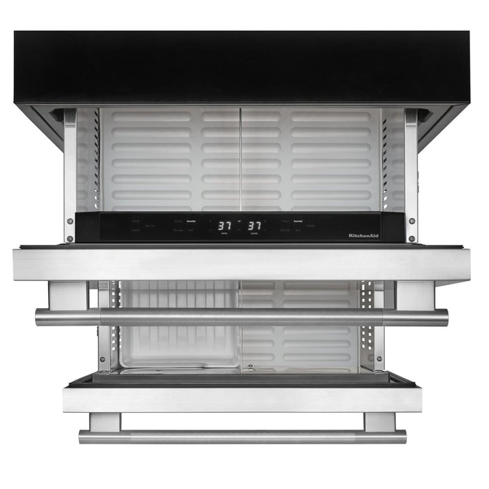 KitchenAid 24\" 5.7 Cu. Ft. Undercounter Double-Drawer Refrigerator/Freezer – Stainless Steel - KUCT524SSB