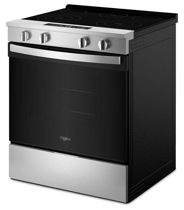 Whirlpool 30\" 5.3 Cu. Ft. Electric Smart Range with No Preheat Mode – Stainless Steel - YWSES3330TS