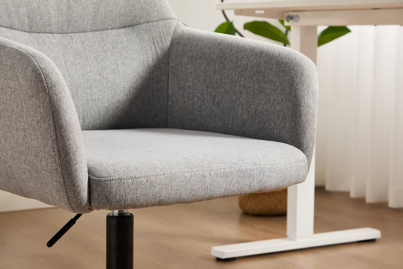 Stevie 23\" Swivel Office Chair with Adjustable Height – Grey 