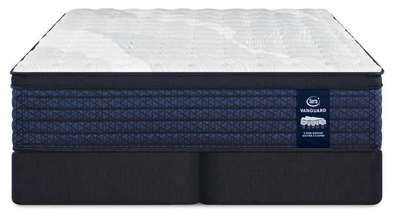 Serta Vanguard Stonehaven Eurotop Firm King Mattress Set