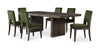 Zelda 7pc Dining Set with Table & 6 Chairs, 78-96