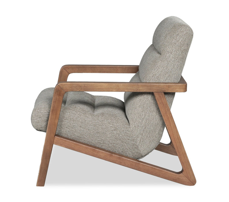 Cove 28\" Chenille Fabric Accent Chair – Green 