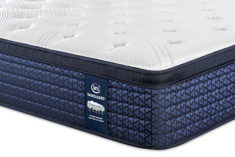 Serta Vanguard Stonebridge Eurotop Medium King Mattress 