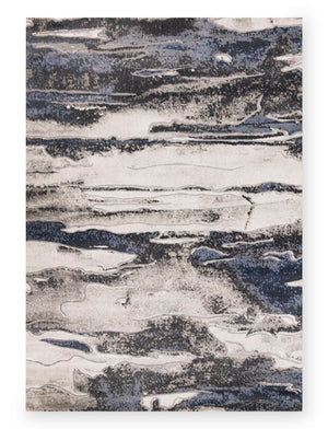 Linnie Blue Grey Area Rug - 7'10