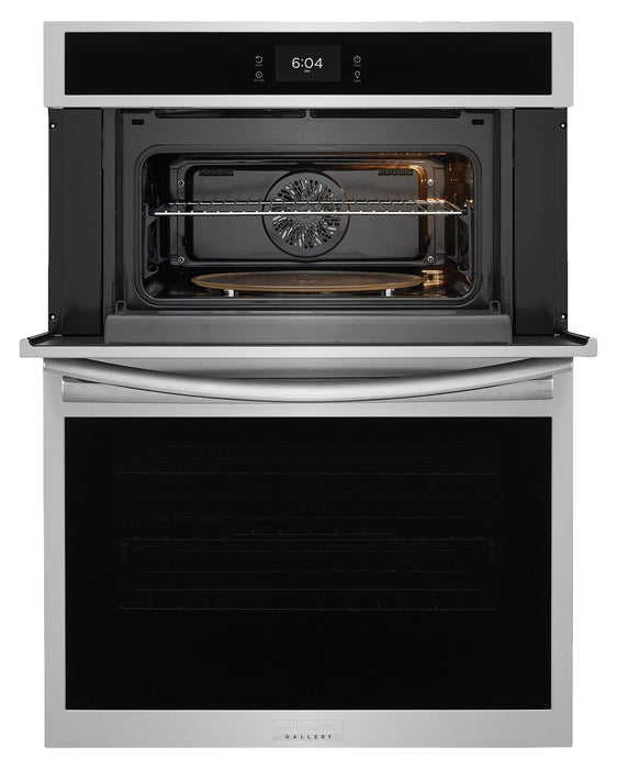 Frigidaire Gallery 30'' 5.3 Cu. Ft. Electric Wall Oven with Stone-Baked Pizza – Stainless Steel - GCWM3070AF 