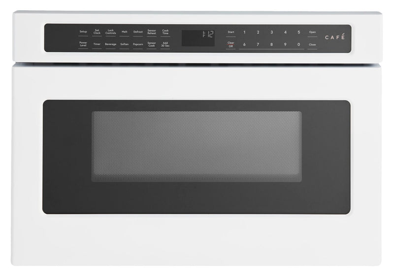 Café 1.2 Cu. Ft. Built-In Microwave Drawer - White - CWLC12P4RW5
