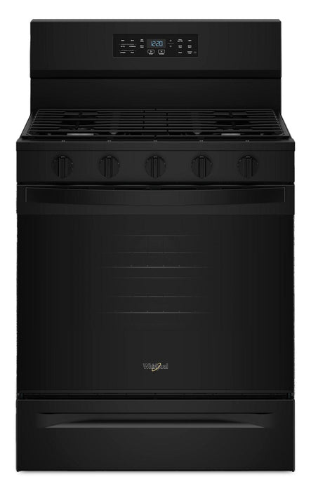 Whirlpool 5.0 Cu. Ft. Gas Range with Air Cooking – Black - WFGS5730SB