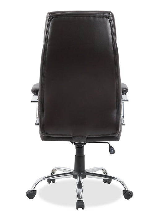 Steadman 24.4\" Office Chair - Dark Brown