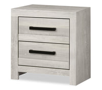 Aspen Bedside 2-Drawer Nightstand, 22