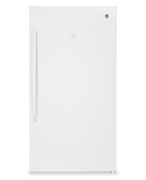 GE 14.1 Cu. Ft. Frost-Free Upright Freezer - White - FUF14DLRWW